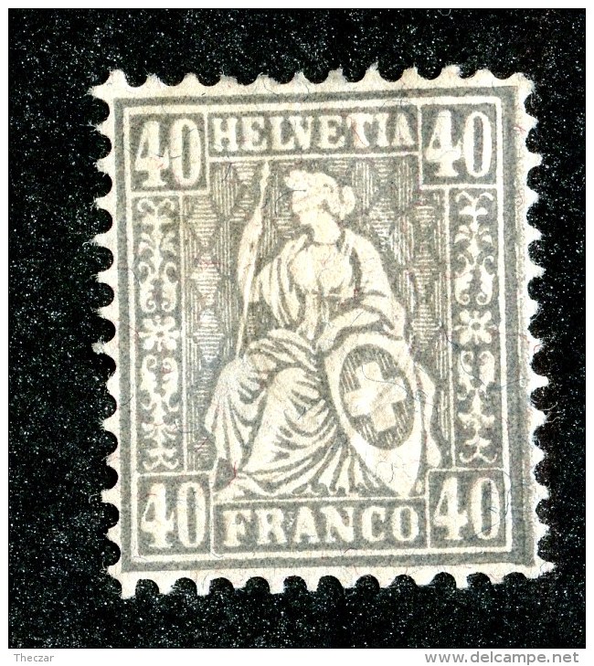 10406  Switzerland 1881  Zumstein #50 *  Michel #42  - Offers Welcome! - Neufs