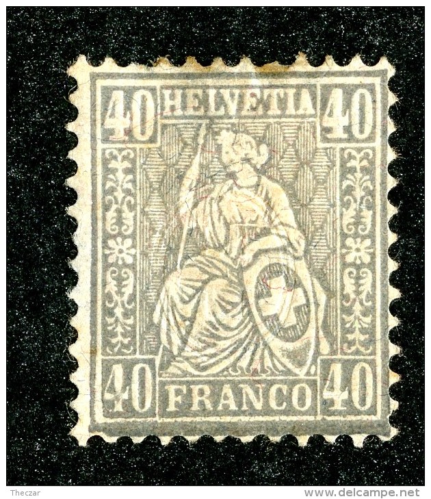 10408  Switzerland 1881  Zumstein #50 *  Michel #42  - Offers Welcome! - Ungebraucht