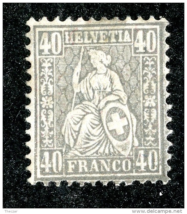 10409  Switzerland 1881  Zumstein #50 *  Michel #42  - Offers Welcome! - Ungebraucht