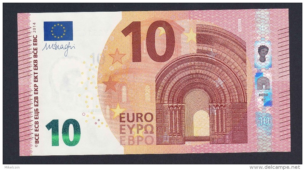 (BE027)  - 10 € - SPAIN - VA - DRAGHI - SC/UNC  (V004G5) - 10 Euro