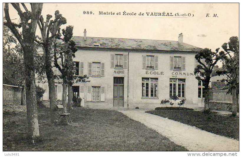CPA - Le RAINCY (95) - Aspect De La Mairie Ecole En 1916 - Vauréal
