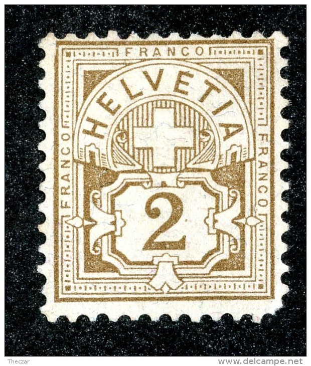 10422  Switzerland 1882  Zumstein #58A (*)  Michel #50Xa ( Cat. 30.€ ) - Offers Welcome! - Nuovi