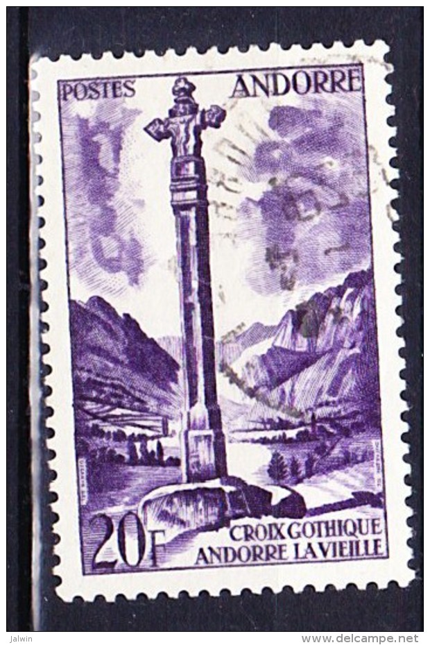 ANDORRE 1955-58 YT N° 148 Obl. - Used Stamps