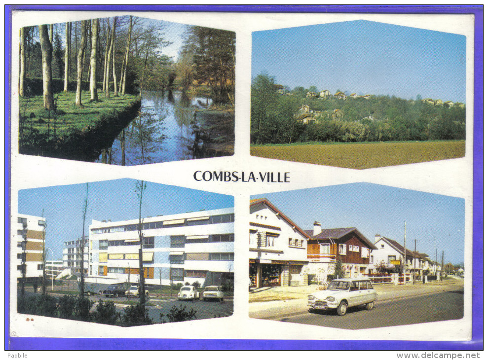 Carte Postale 77. Combs-la-ville  Citroën Trés Beau Plan - Combs La Ville