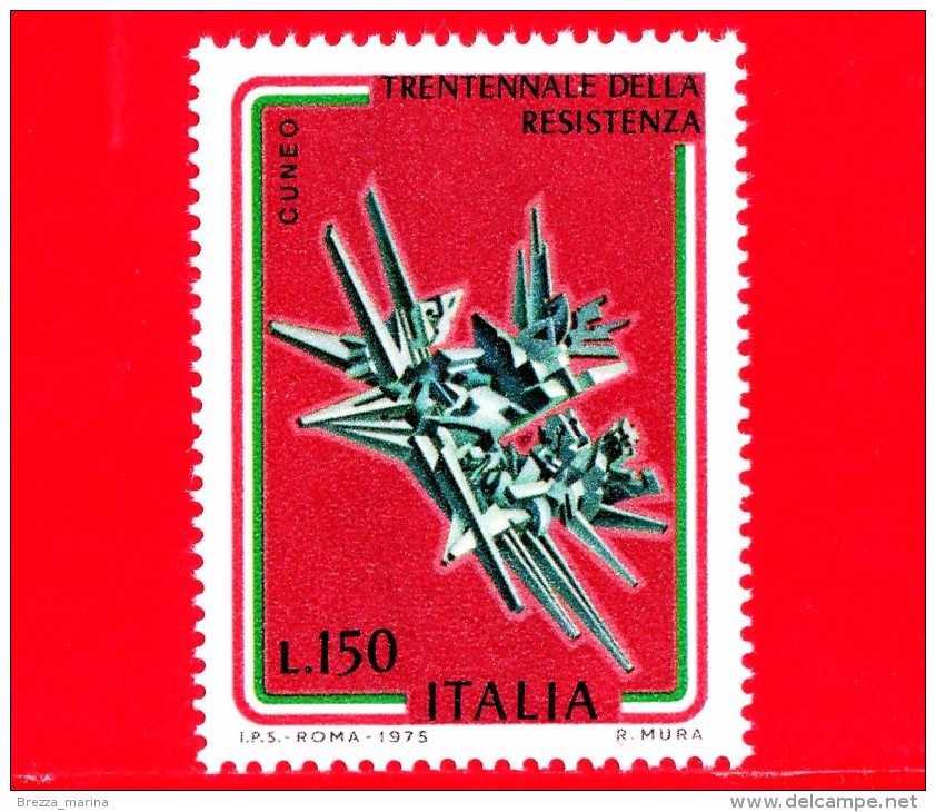 Nuovo - MNH - ITALIA - 1975 - 30º Anniversario Della Resistenza - 150 L. &bull; Monumento Alla Resistenza, A Cuneo - 1971-80: Mint/hinged