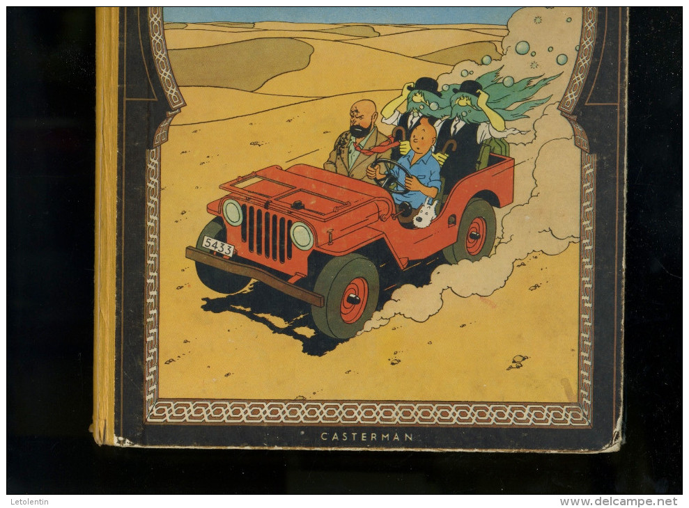 TINTIN - TINTIN AU PAYS DE L´OR NOIR D´HERGÉ CHEZ CASTERMAN (B26) - Hergé