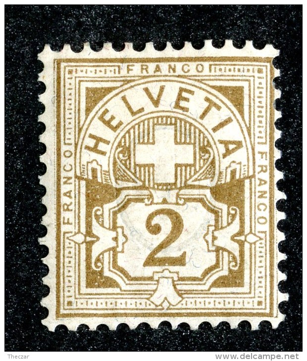 10479  Switzerland 1894  Zumstein #58B *  Michel #50Y ( Cat. 3.€ ) - Offers Welcome! - Unused Stamps