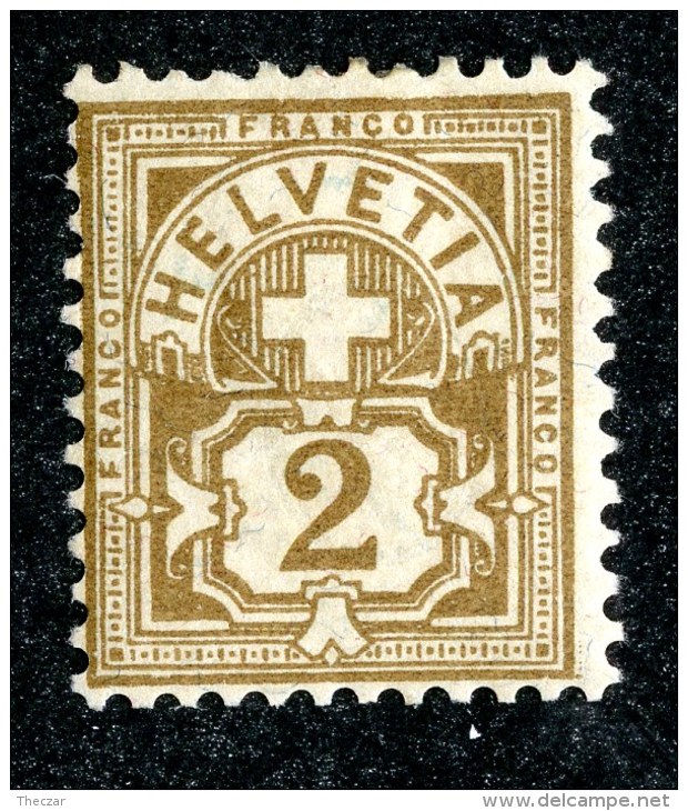 10480  Switzerland 1894  Zumstein #58B *  Michel #50Y ( Cat. 3.€ ) - Offers Welcome! - Ungebraucht