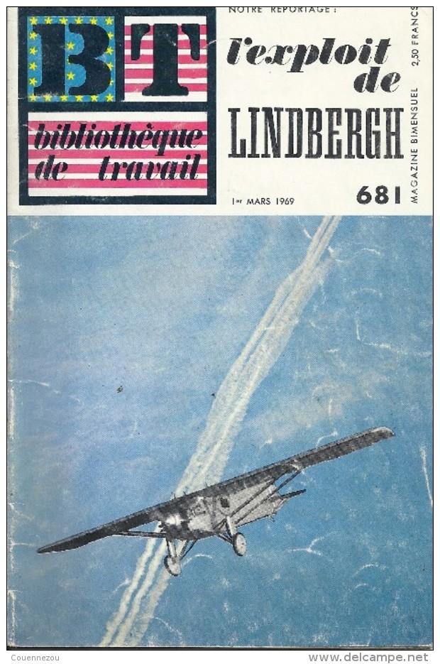 BT 681  L EXPLOIT DE LINDBERGH - Flugzeuge