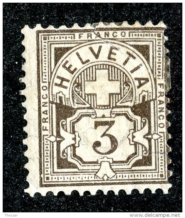 10517  Switzerland 1894  Zumstein #59B *  Michel #51Yb ( Cat. 3.80€ ) - Offers Welcome! - Nuovi