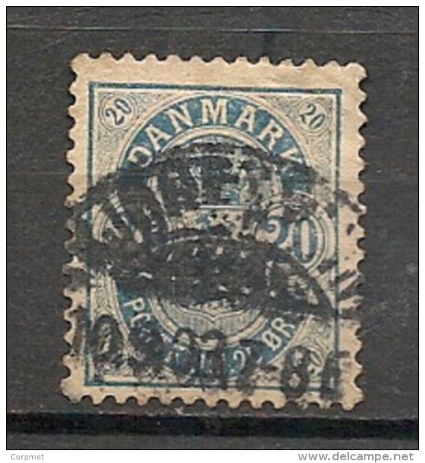 DENMARK - DANEMARK - Yvert # 29 - USED - Round Corner - Oblitérés