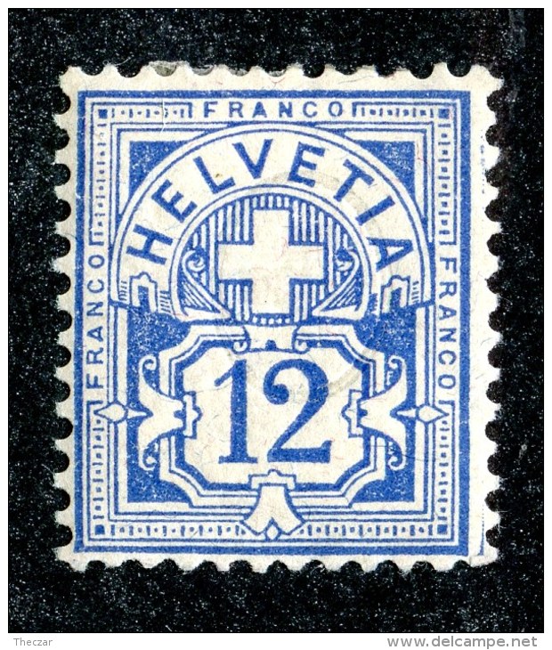 10549  Switzerland 1894  Zumstein #62Ba *  Michel #55Ye ( Cat. 70.€ ) - Offers Welcome! - Unused Stamps