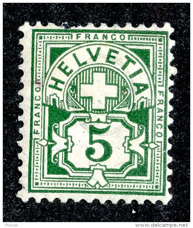 10566  Switzerland 1899  Zumstein #65B  *  Michel #53Ya ( Cat. 10.€ ) - Offers Welcome! - Ongebruikt