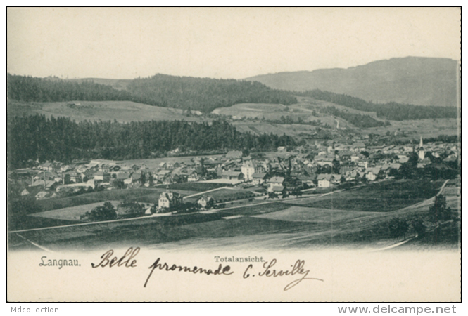 CH LANGNAU / Totalansicht / - Langnau Im Emmental