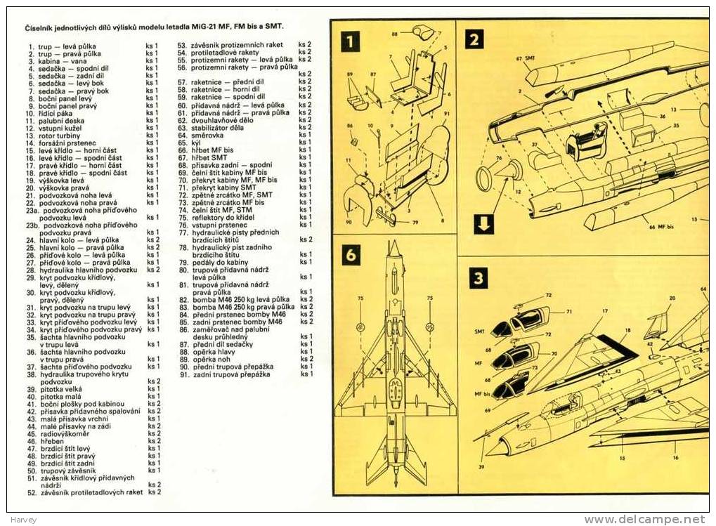 OEZ N°1 1/48e MiG-21 - Vliegtuigen