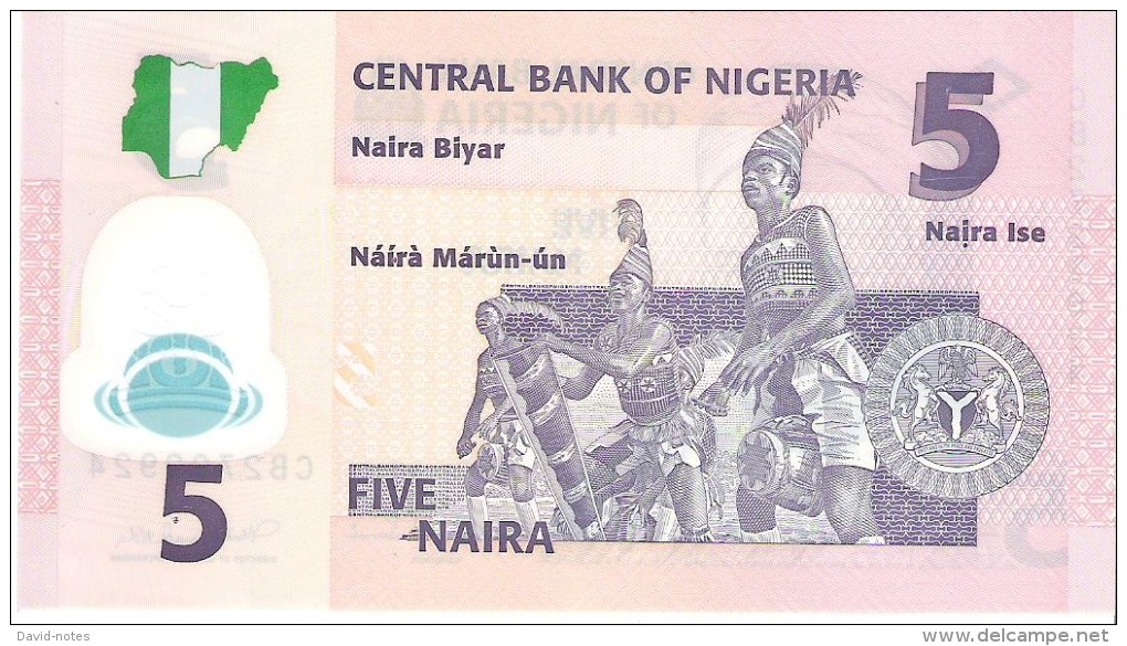 Nigeria - Pick 38 - 5 Naira 2011 - Unc - Nigeria