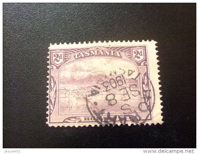 TASMANIA TASMANIE 1902 -1903 VUE De HOBART Yvert N&ordm; 69 &ordm; FU Dentelé 12 1/2 - Used Stamps