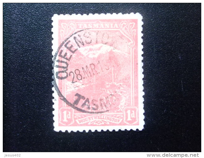 TASMANIA TASMANIE 1906 -1912 MONT WELLINGTON Yvert N&ordm; 75 B &ordm; FU - Used Stamps