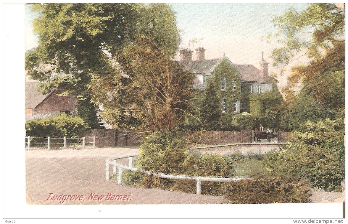 CPA &ndash; England &ndash; Hertfordshire &ndash; LUDGROVE&nbsp;: New Barnet &ndash; 1909 . - Herefordshire