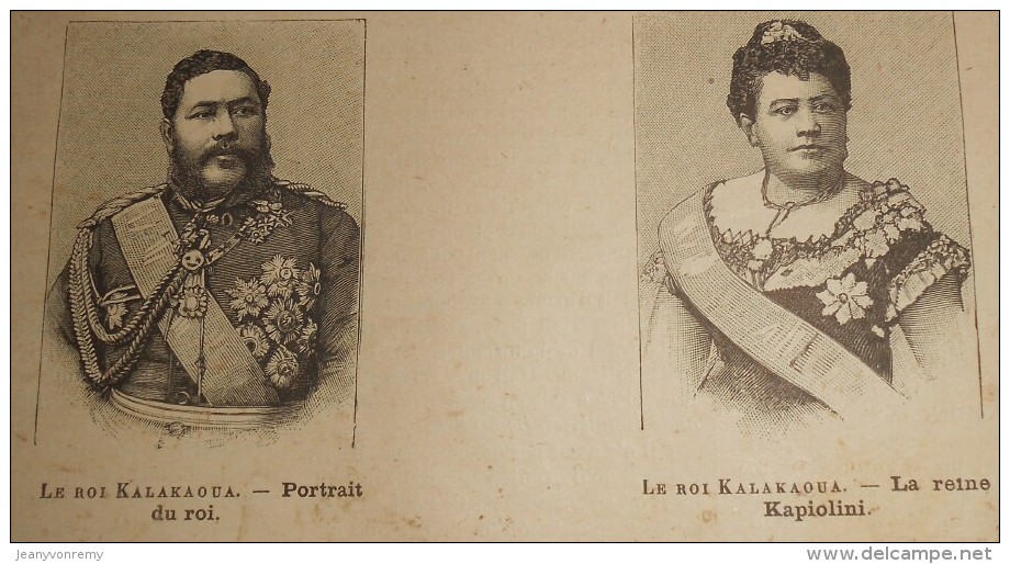 Journal Des Voyages. N°721. 1891. En Abyssinie Et Au Pays Galla. Le Roi Kalakaoua. Les Canadiens Français. - 1850 - 1899