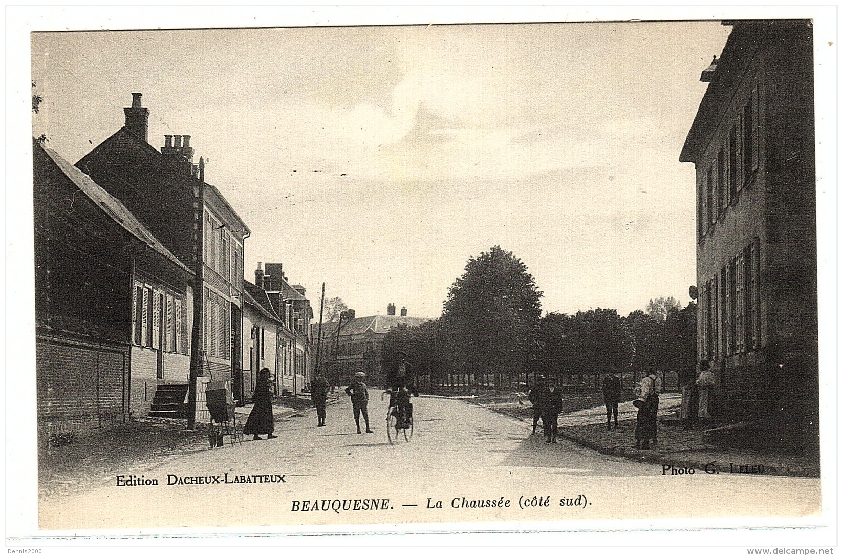 BEAUQUESNE (80) - La Chaussée (côté Sud) - Ed. Dacheux-Labatteux - Beauquesne