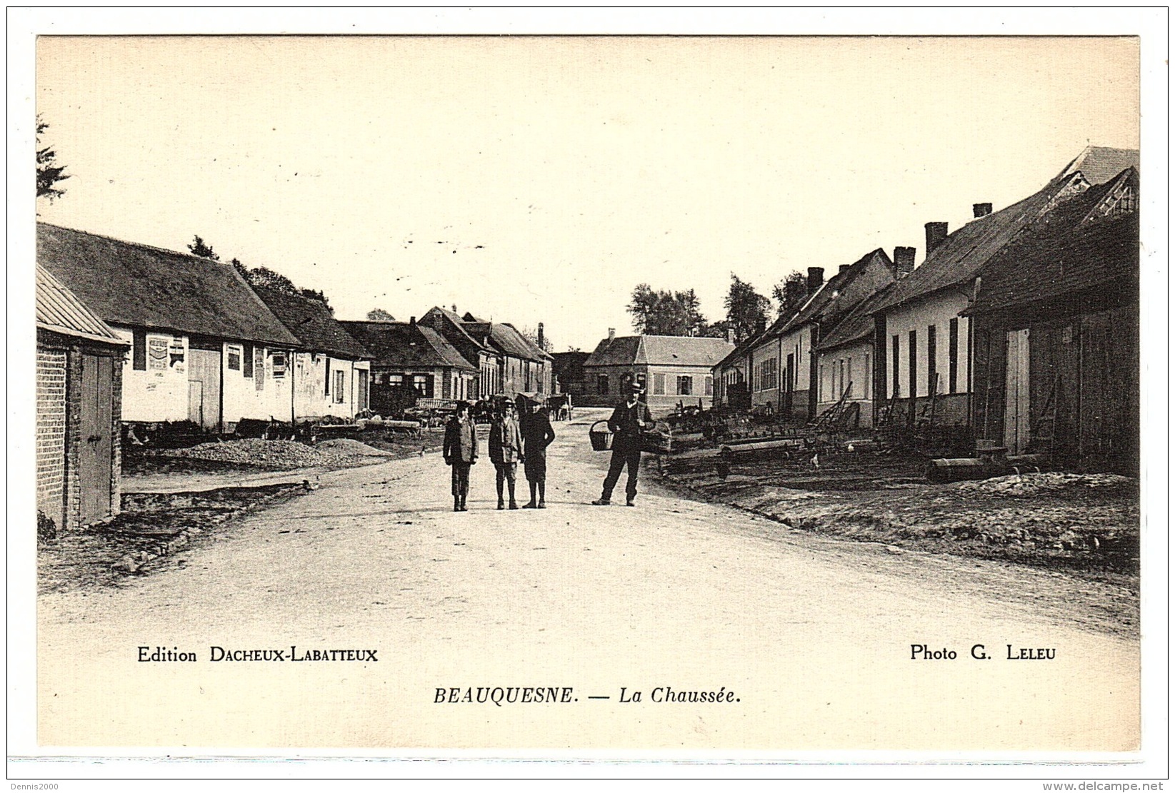 BEAUQUESNE (80) - La Chaussée - Ed. Dacheux-Labatteux - Beauquesne