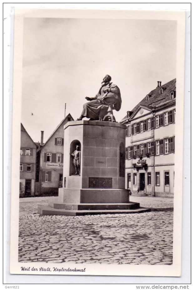 7252 WEIL DER STADT, Kepferdenkmal - Weil Der Stadt