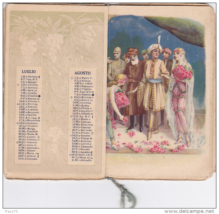 PALERMO 1926 - Calendario Pubblicitario " LA BAIADERA " /  Sala da Toleita   BALDI VINCENZO