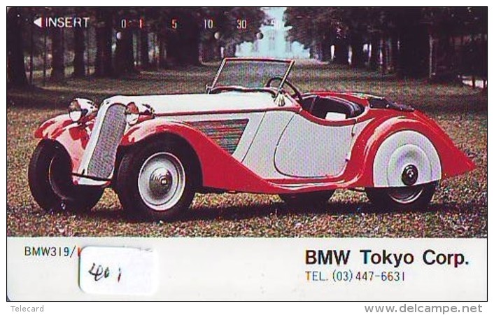 Télécarte JAPON * OLDTIMER * BMW   (401)  * Phonecard JAPAN * VOITURE * Auto * CAR * TELEFONKARTE * - Cars