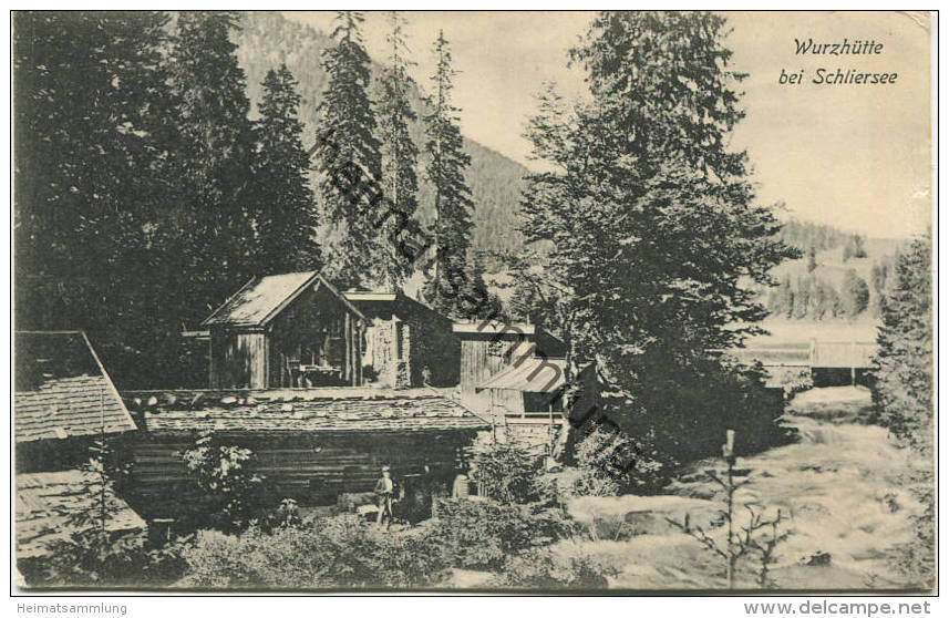 Schliersee - Wurzhütte Gel. 1905 - Schliersee