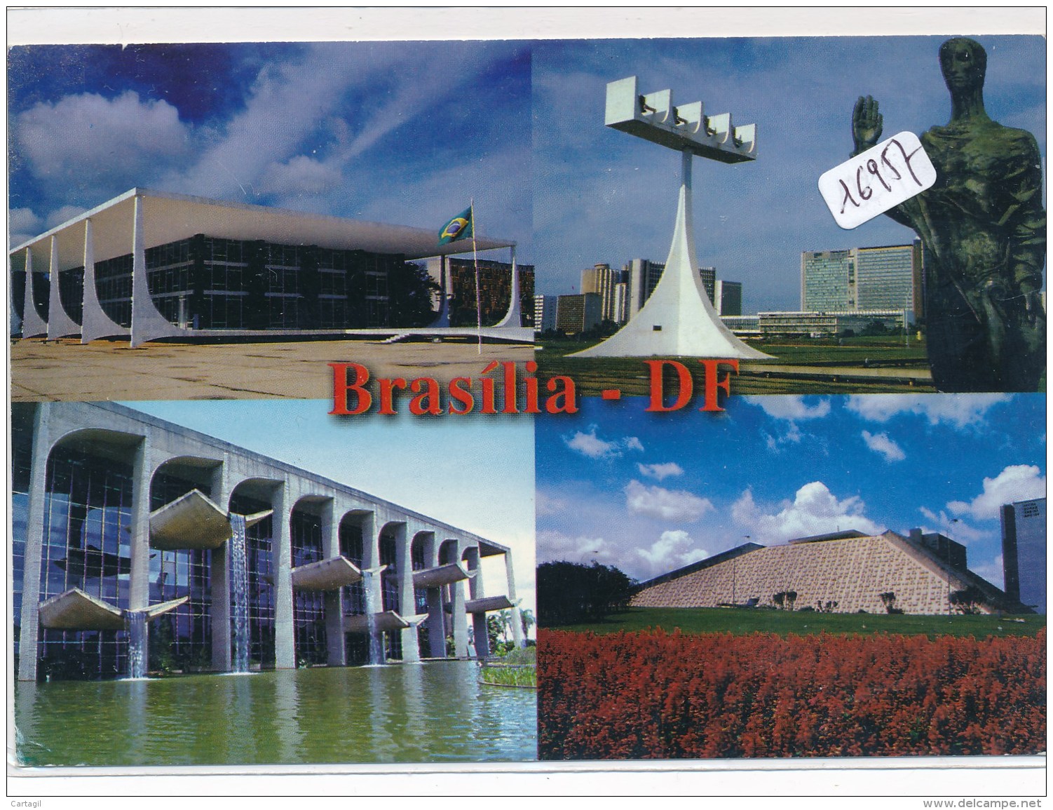 CPM GF - 16957-Brésil - Brasilia -DF - Multivues Bâtiments De La Ville-Envoi Gratuit - Brasilia