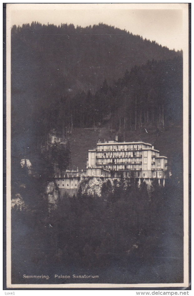 AUSTRIA , SEMMERING  , OLD  POSTCARD - Semmering