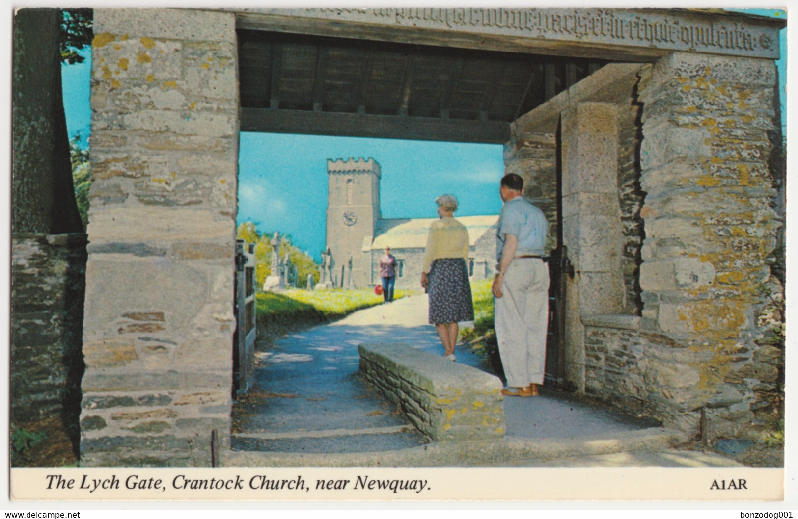 The Lych Gate, Crantock Church, Newquay, Cornwall. Unposted - Newquay