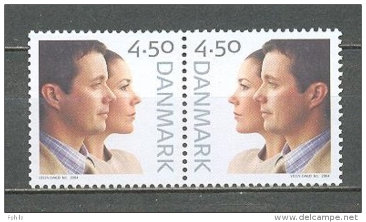 2004 DENMARK ROYAL WEDDING MICHEL: 1369-1370 MNH ** - Nuevos