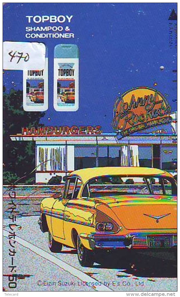 Télécarte JAPON * OLDTIMER * (470) Phonecard JAPAN * VOITURE * Auto * CAR * TELEFONKARTE * - Automobili