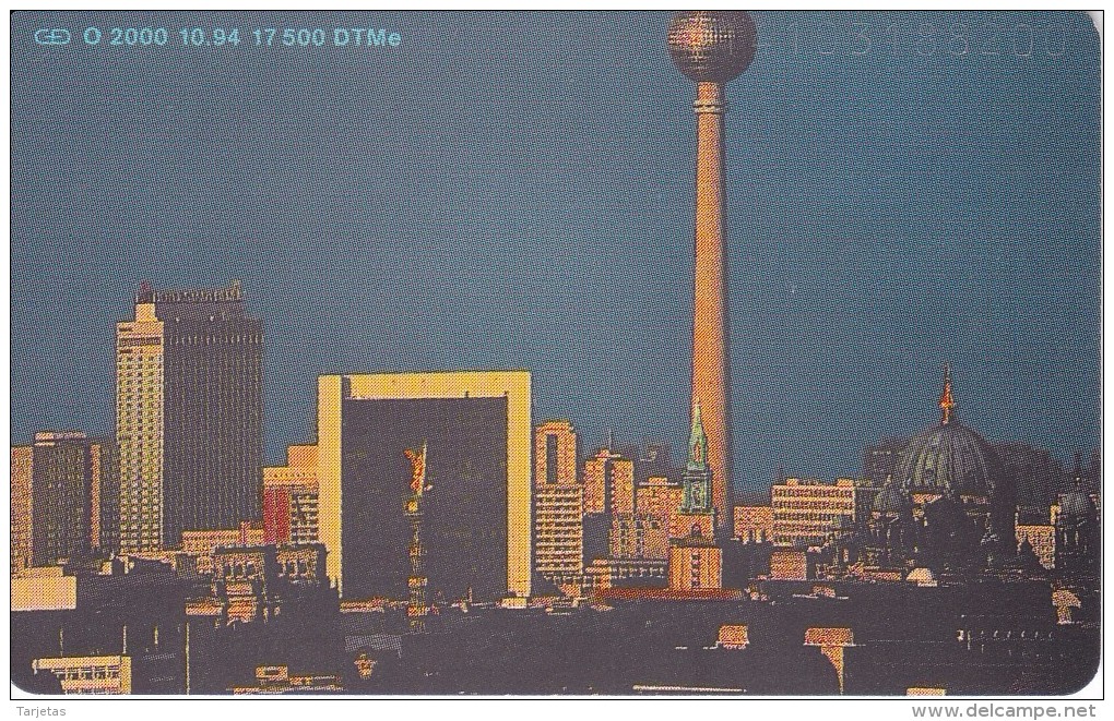 TARJETA DE ALEMANIA DE UNA TORRE DE TELECOMUNICACIONES (TELECARD 94) - Sterrenkunde