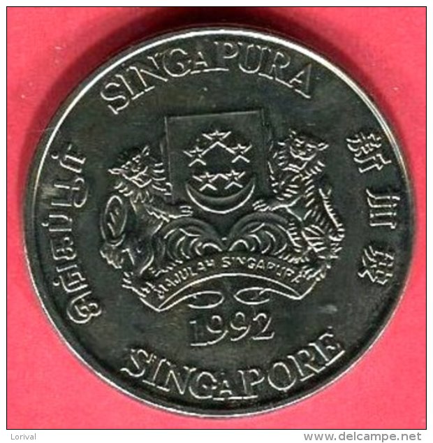 10 DOLLARS   1992 ( KM 92)  TTB+ 20 - Singapore