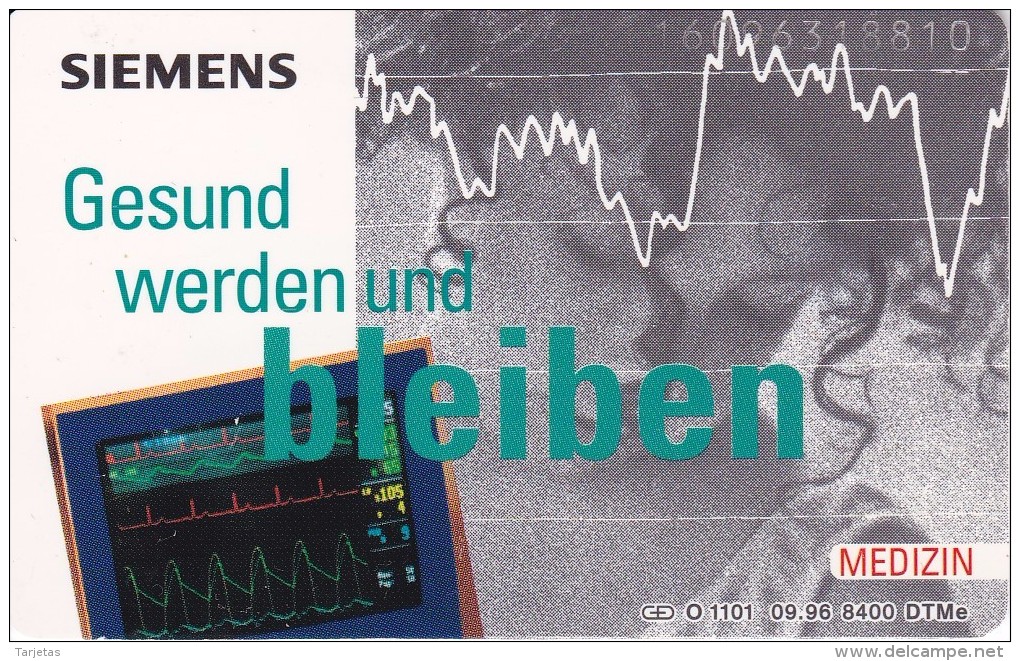 O 1101 TARJETA DE ALEMANIA DE SIEMENS DE MEDIZIN (MEDICINA) - O-Series: Kundenserie Vom Sammlerservice Ausgeschlossen