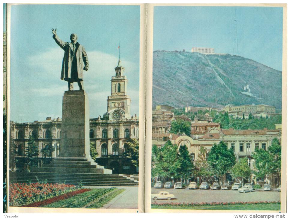 GEORGIA REPUBLIC TIBILISI 1950s ORIGINAL BOOKLET 33 VIEWS