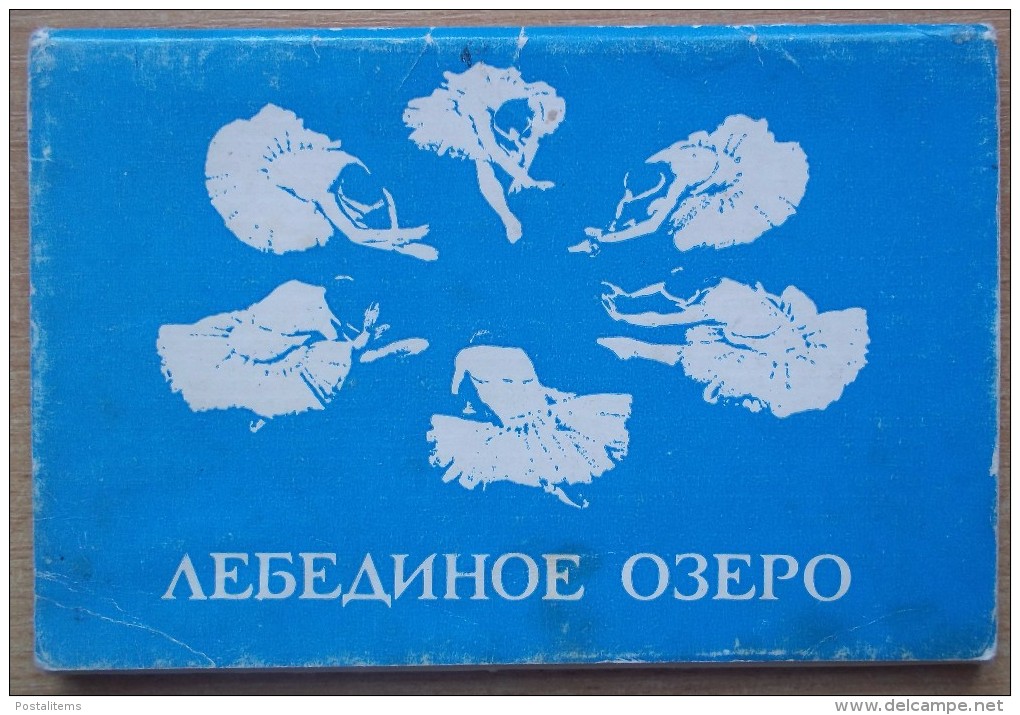 Swan Lake  Ballet Composed By Pyotr Ilyich Tchaikovsky 12 Postcards. 1977 - Théâtre