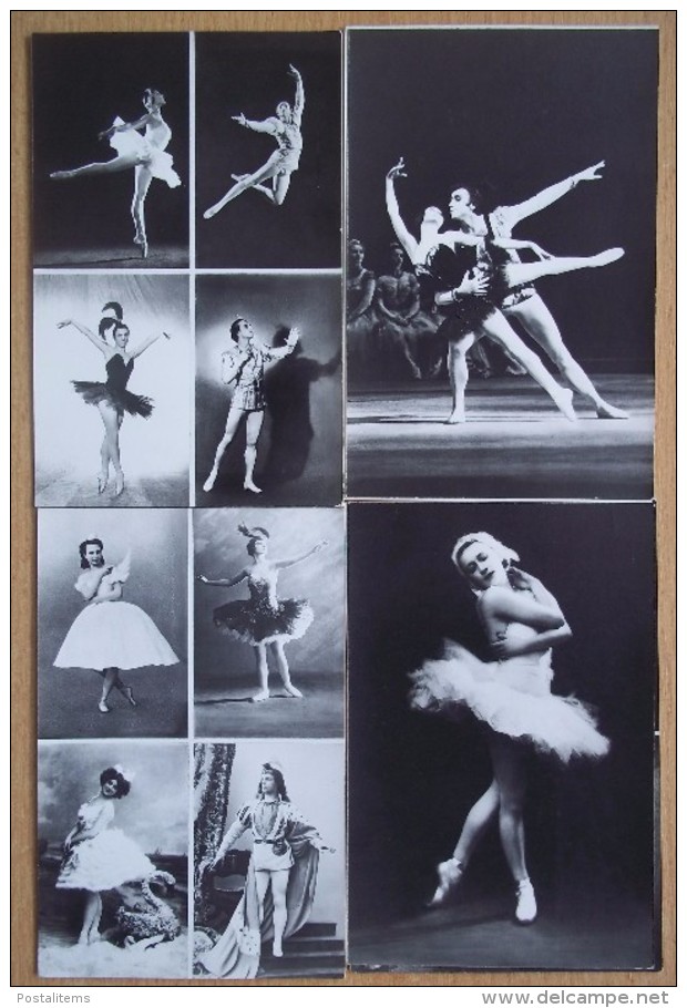 Swan Lake  Ballet Composed By Pyotr Ilyich Tchaikovsky 12 Postcards. 1977 - Théâtre