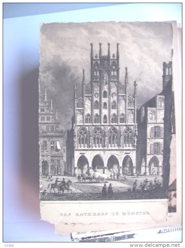 Duitsland Deutschland Nordrhein Westfalen Rathaus Zu Münster - Munster