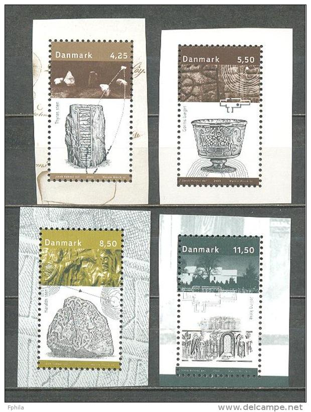 2003 DENMARK ARCHAEOLOGY - CULTURAL MUSEUM MICHEL: 1350-1353 MNH ** - Nuevos