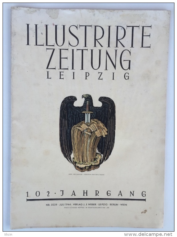 Magazine / Newspapers NO000030 - Illustrierte Zeitung Leipzig #5039 Deutschland (Germany) Reich 1944-07 - Autres & Non Classés