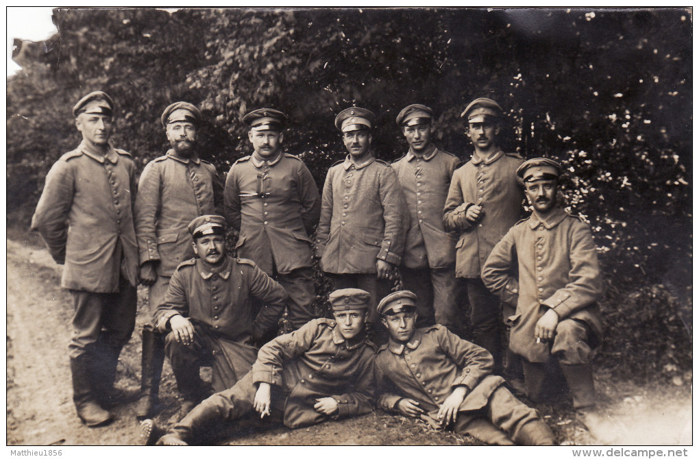 CP Photo Juin 1915 Un Groupe De Soldats Allemands (A140, Ww1, Wk 1) - Weltkrieg 1914-18