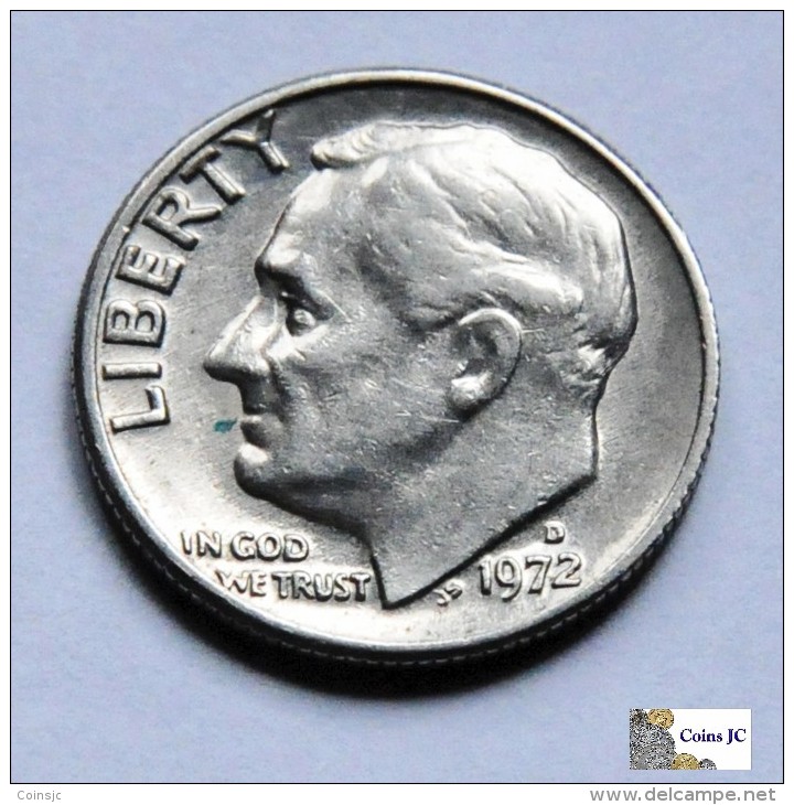 USA - Dime - 1972 - 1946-...: Roosevelt