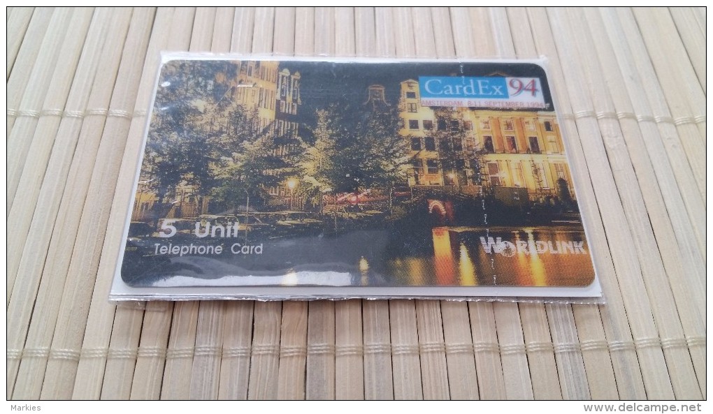 Cardex 94 Prepaidcard 5 Units Worldlink NewWith Blister 2 Scans Rare - Worldlink