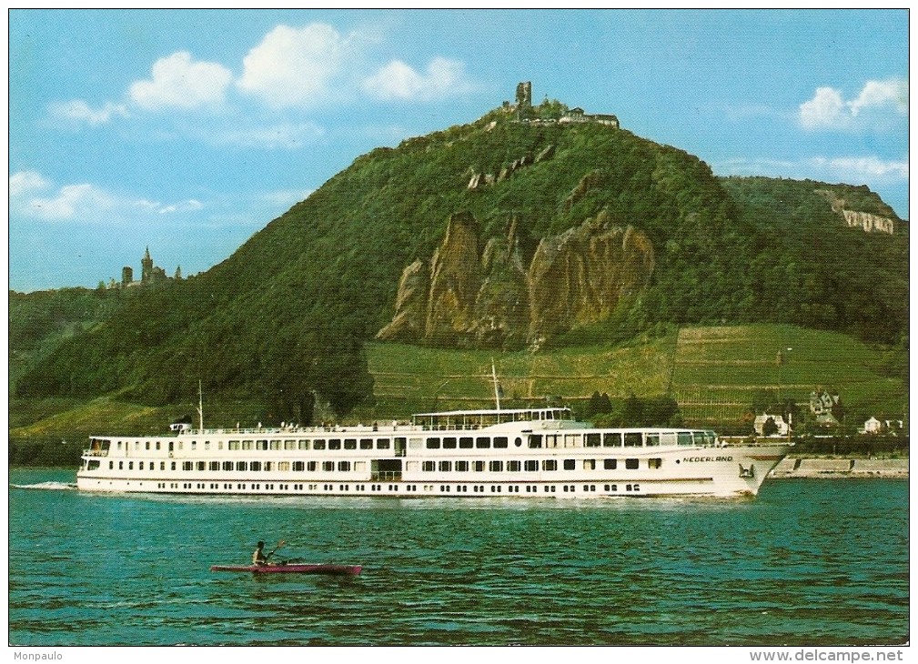 Transport. CPM. Kabinenschiff Nederland (1964). Aujourd'hui Road To Mandalay, Basé à Londre (excusions Navale) (bateau) - Houseboats