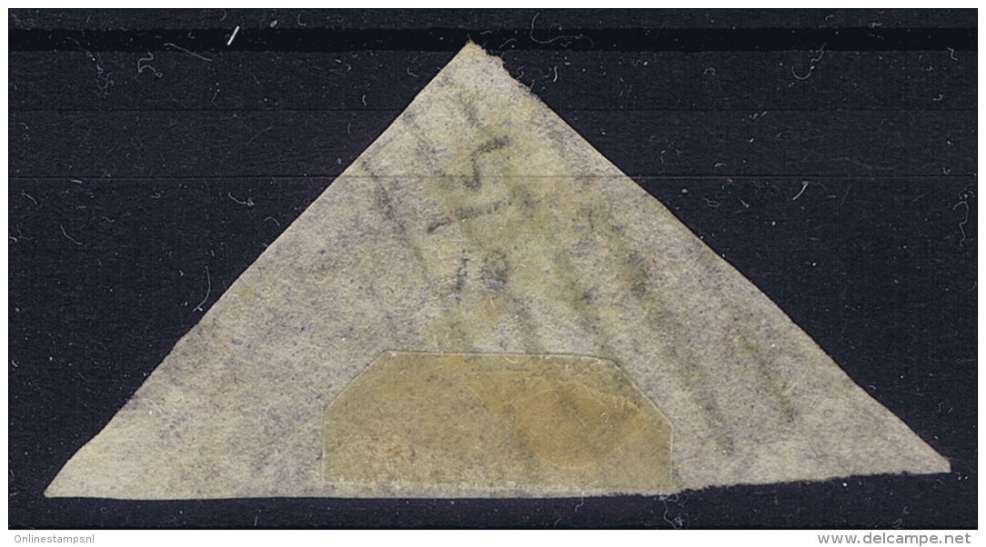 Cape Of Good Hope: 1855 -1863 6 D  Deep Rose-lilac SG 7b Cancelled With GRAHAMSTONE HAND ROLLER - Cape Of Good Hope (1853-1904)