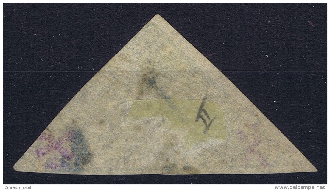 Cape Of Good Hope: 1861 4d Pale Bright  Blue  WOODBLOCK SG 14b   Signed/ Signé/signiert Canceled  2 Thin Patches Double - Capo Di Buona Speranza (1853-1904)